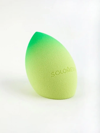 Спонж для макияжа со срезом, Розовый Градиент Solomeya Flat End blending sponge, Pink Gradient, 1 шт